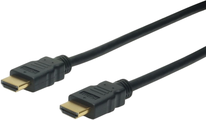 Adapter Digitus HDMI - HDMI + USB Type-A 2 m Black (AK-330111-020-S) - obraz 1