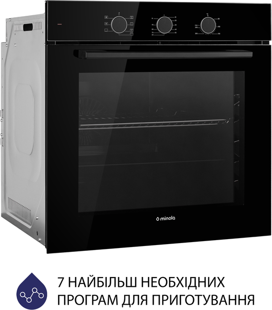 Духова шафа електрична Minola EO 675 BL - зображення 4