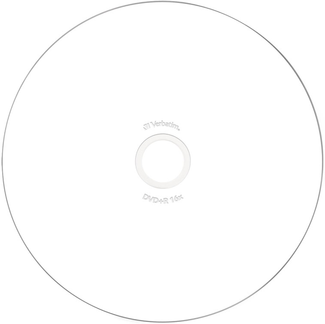 Диски Verbatim DVD+R 4.7 GB 16x Jewel Case 10 шт. (0023942435082) - зображення 1