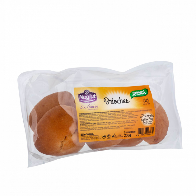 Brioche Santiveri Noglut 200 g (8412170016361) - obraz 1