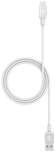 Kabel Mophie USB Type-C - USB Type-A 1 m White (409903209) - obraz 1