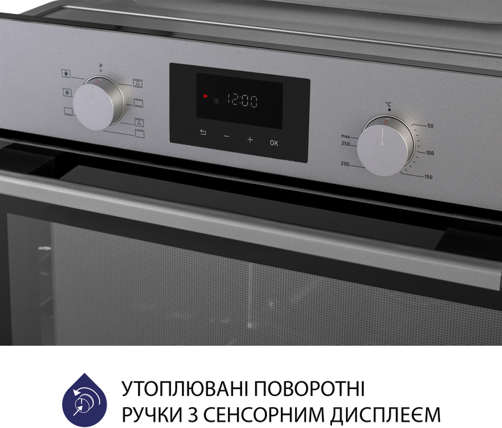 Духова шафа електрична Minola EOD 675 Dove Gray - зображення 5