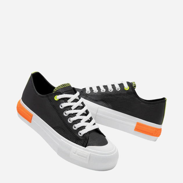 Жіночі кеди низькі D.Franklin One Way Low Summer Club DFSH389001-BLAC 37 (6US/4UK) 24 см Чорні (8445333399537) - зображення 4