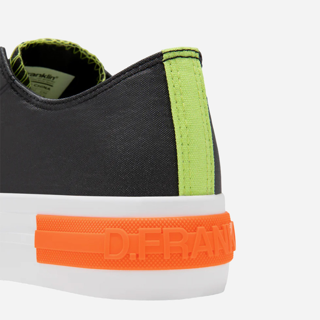 Жіночі кеди низькі D.Franklin One Way Low Summer Club DFSH389001-BLAC 39 (8US/6UK) 25.3 см Чорні (8445333399551) - зображення 5