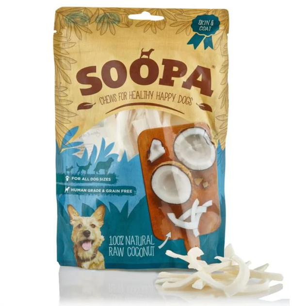 Smakołyk dla psów Soopa Coconut Chews 100 g (5060289920029) - obraz 1