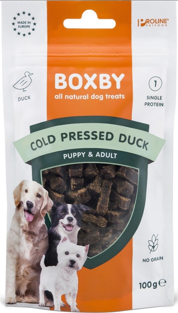 Smakołyk dla psów Boxby Grain Free With Duck 100 g (8716793903771) - obraz 1
