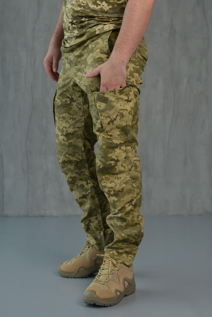 Мужские легкие военные Брюки карманами / Крепкие Брюки TWILL пиксель 30-34 - изображение 2