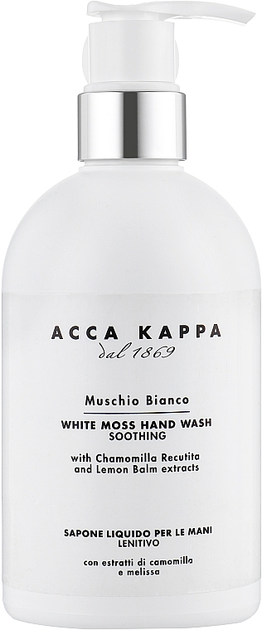 Mydło w płynie do rąk Acca Kappa White Moss Hand Wash 300 ml (8008230809181) - obraz 1