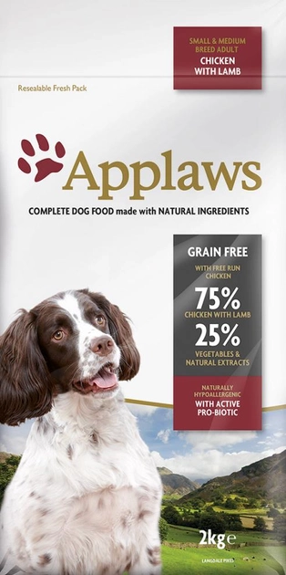 Сухий корм для дорослих собак Applaws Chicken 7.5 кг (5060333436247) - зображення 1
