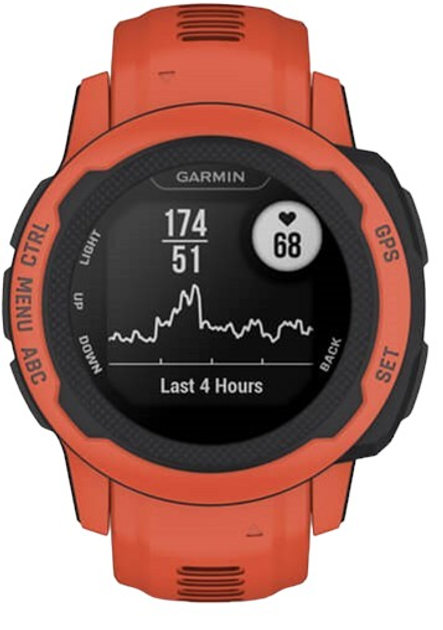 Спортивний годинник Garmin Instinct 2S 40 mm Poppy (010-02563-06) - зображення 8