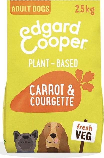Сухий корм для дорослих собак Edgard & Cooper Crispy Carrot and Courgette 2.5 кг (5407007149179) - зображення 1