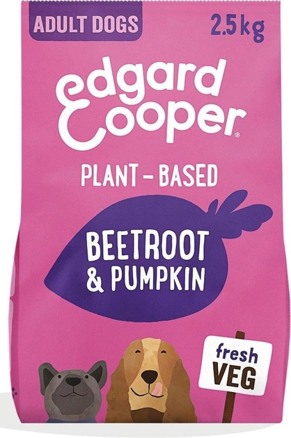 Karma sucha dla psów dorosłych Edgard & Cooper Crunchy Beetroot and Pumpkin 2.5 kg (5407007149131) - obraz 1