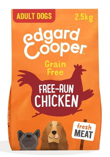 Karma sucha dla psów dorosłych Edgard & Cooper Fresh Free-Run Chicken 2.5 kg (5425039485010) - obraz 1