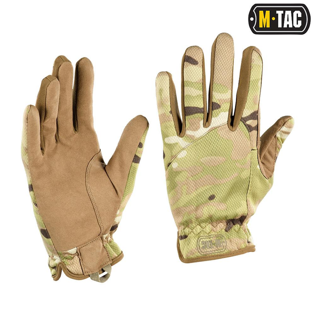 Тактические легкие M-Tac перчатки Scout Tactical Mk.2 Multicam L - изображение 1