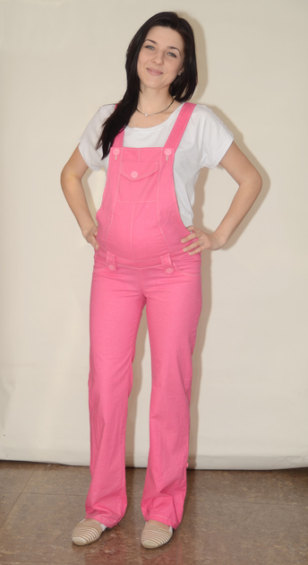 Комбинезон для беременных летний Pregnant Style Marcia 50 розовый ...