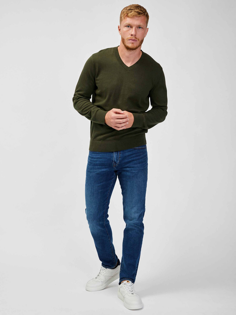 Jeansy regular fit męskie GAP 413719-00 W32L32 Granatowe (1200112205631) - obraz 3