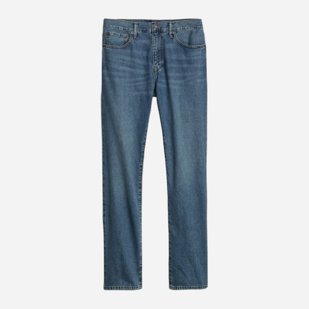 Jeansy regular fit męskie GAP Straight 499987-00 W36L32 Granatowe (1200042991079) - obraz 3
