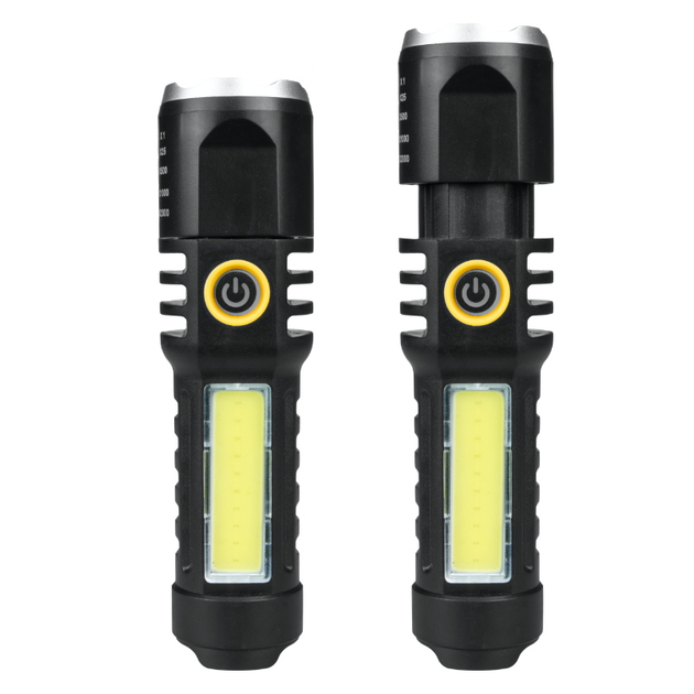 Ліхтар алюмінієвий COB/XPE DPM з можливістю зарядки SP0413 (5906881220146) - зображення 3