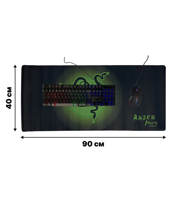 Килимок для миші Razer black logo ( 90*40 ) - зображення 3
