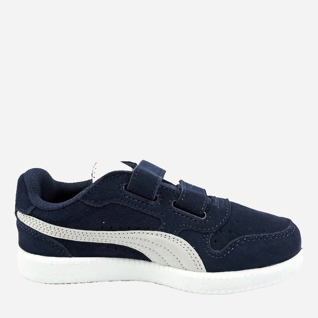Buty sportowe chłopięce na rzepy Puma Icra Trainer Suede Ps Peacoat 360756-28 35 (2,5UK) Granatowe (4060981151722) - obraz 5