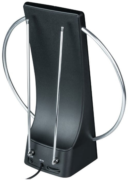 Antena TV DPM ANT138 pokojowa DVB-T i DVB-T2 VHF/UHF filtr LTE USB 40 dB (5906881184851) - obraz 3