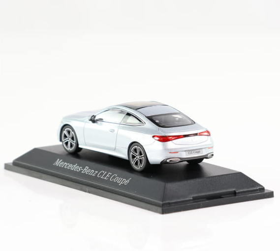 Модель автомобиля Mercedes-Benz CLE-Class Coupe (С236) High-Tech Silver, Scale 1:43 - изображение 2