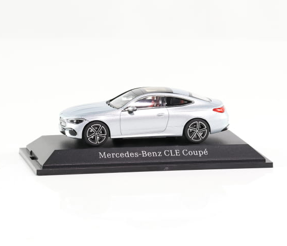 Модель автомобиля Mercedes-Benz CLE-Class Coupe (С236) High-Tech Silver, Scale 1:43 - изображение 4
