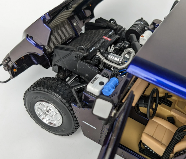 Масштабна модель Hummer H1 AM General Humvee - Standox Purple by