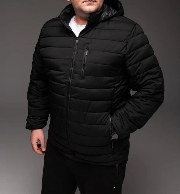 Куртка DADE Big Size демісезон чорна 5XL БАТАЛ чорна 2206 5XL - зображення 2
