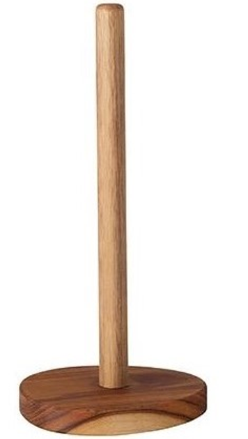 Stojak na ręczniki papierowe Aida Raw Teak Wood 30.6 cm (5709554147517) - obraz 1