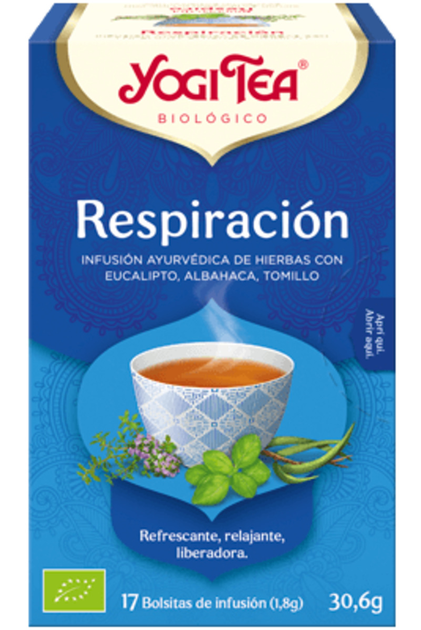Чай Yogi Tea Respiracion 15 пакетиків (4012824401020) - зображення 1