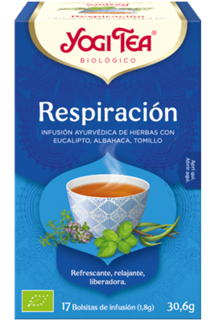 Herbata Yogi Tea Respiracion 15 torebek (4012824401020) - obraz 1