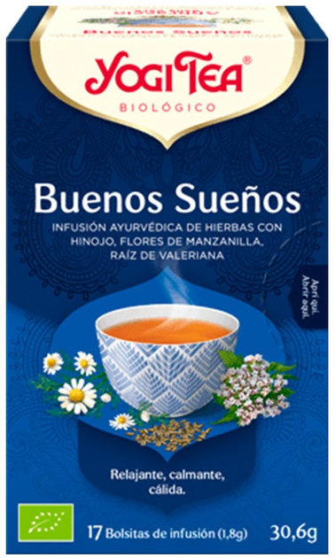Чай Yogi Tea Buenos Suenos 17 пакетиків x 1.8 г (4012824401242) - зображення 1