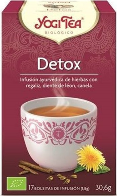 Herbata Yogi Tea Desintoxicacion 17 torebek (4012824401280) - obraz 1