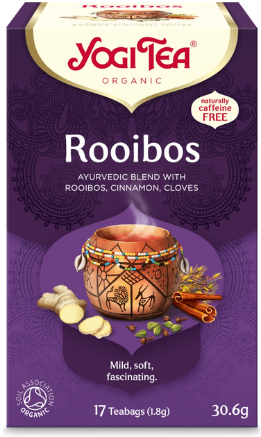 Herbata Yogi Tea Rooibos 17 torebek (4012824400245) - obraz 1