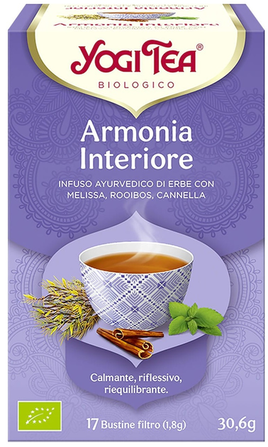 Herbata Yogi Tea Armonia Interior 17 torebek x 1.8 g (4012824403789) - obraz 1