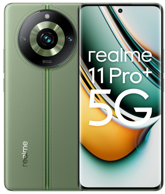 Smartfon realme 11 Pro Plus 12/512GB Oasis Green (6941764417199) - obraz 1