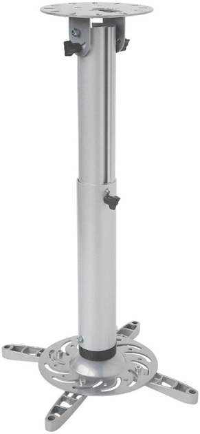 Uchwyt do projektorów Techly 15 kg 50-77 cm Srebrny (8057685301580) - obraz 1