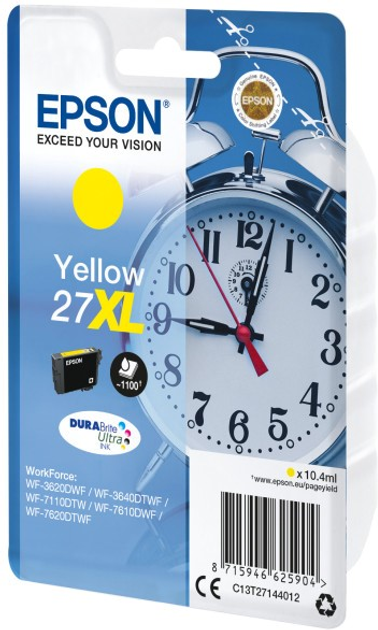 Tusz Epson 27XL Yellow (C13T27144010) - obraz 1