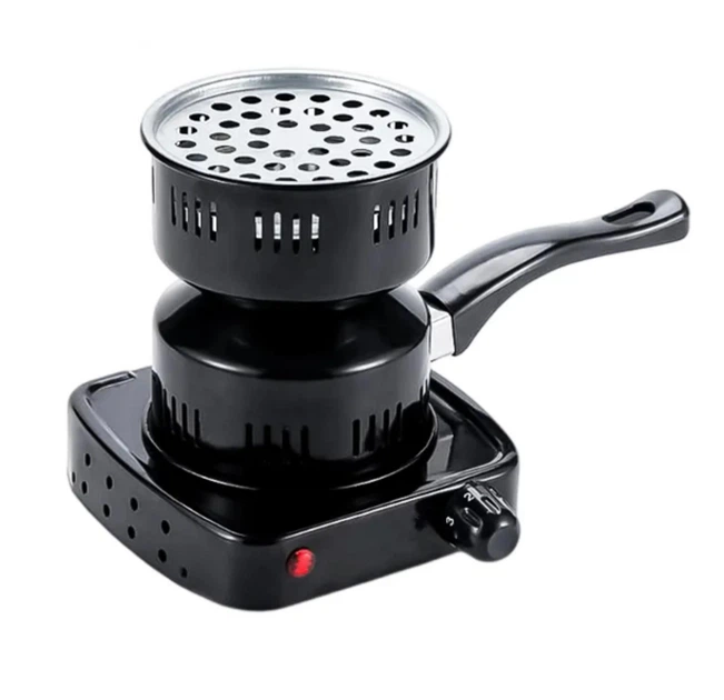 Плитка электрическая для розжига угля Octo 450W H-009C c регулятором ...