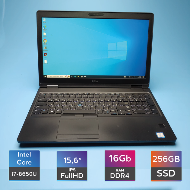 Ноутбук Dell Latitude 5590 (i7-8650U/RAM 16GB DDR4/SSD 256GB) Б/В