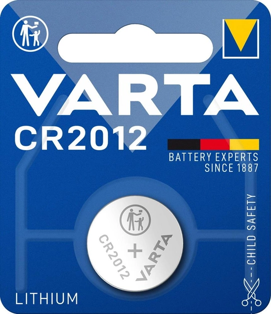 Батарейка Varta CR 2012 BLI 1 Lithium (4008496979325) - зображення 1