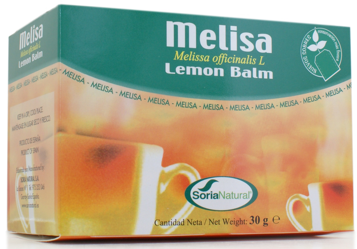 Чай Soria Natural Melisa 20 пакетиков (8422947030681) - изображение 1