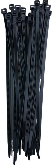 Кабельні стяжки DPM 2.5 x 100 мм 100 шт чорні (OP25100-100B) - зображення 2