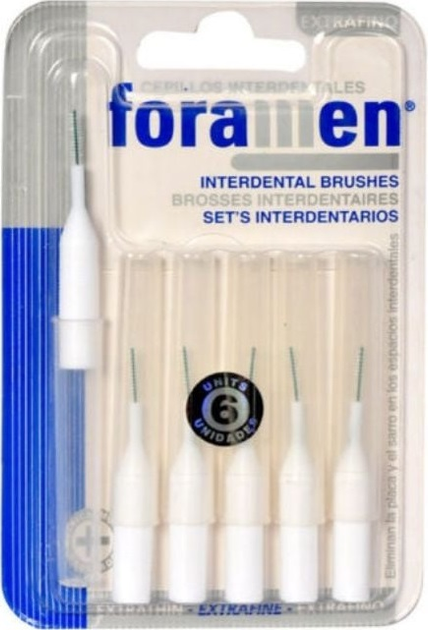 Міжзубні щітки Foramen Cepillo Interdental Extrafino 1.1 мм 6 шт (8414600444539) - зображення 1