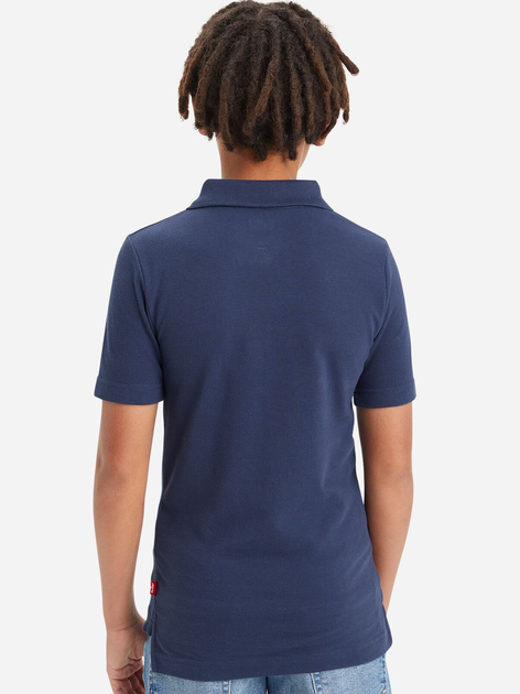 Koszulka polo młodzieżowa chłopięca Levi's 9EA893-U2E 146-152 cm Granatowa (3666643006075) - obraz 2