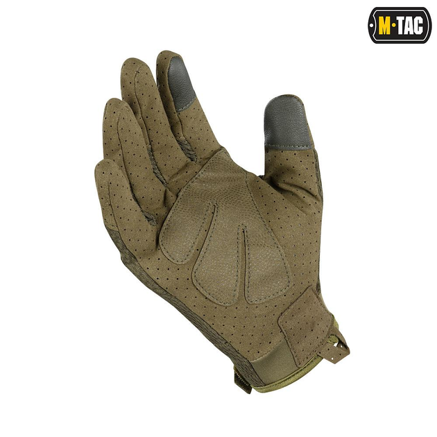 Тактические летние перчатки M-Tac A30 Olive S - изображение 2