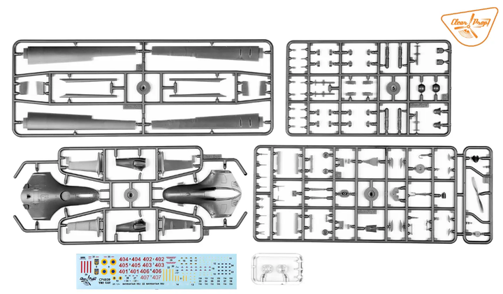 Збірна модель 1/48 БПЛА Байрактор Bayraktar TB.2 UAV unmanned aerial vehicle Clear Prop! CP4809 - зображення 2