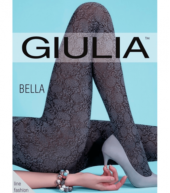 Фантазийные колготки из микрофибры с эффектом кружева BELLA 80 (2) - Giulia - BELLA 80 (2) - 2-S - Blackberry - Фото 1 Фантазийные колготки из микрофибры с эффектом кружева BELLA 80 (2) - Giulia - BELLA 80 (2) - 2-S - Blackberry - изображение 1