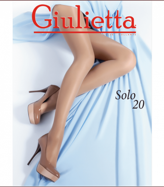 Капронові колготки SOLO 20 - Giulia - SOLO 20 - 4-L - Nero - Фото 1 Капронові колготки SOLO 20 - Giulia - SOLO 20 - 4-L - Nero - зображення 1